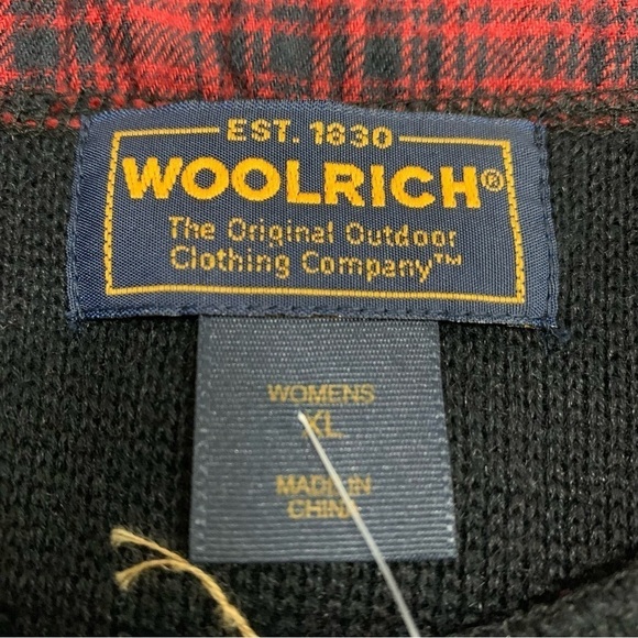 Woolrich New With Tags Women’s XL Knit Winter Scene Embroidered Sweater Vest - Picture 6 of 12